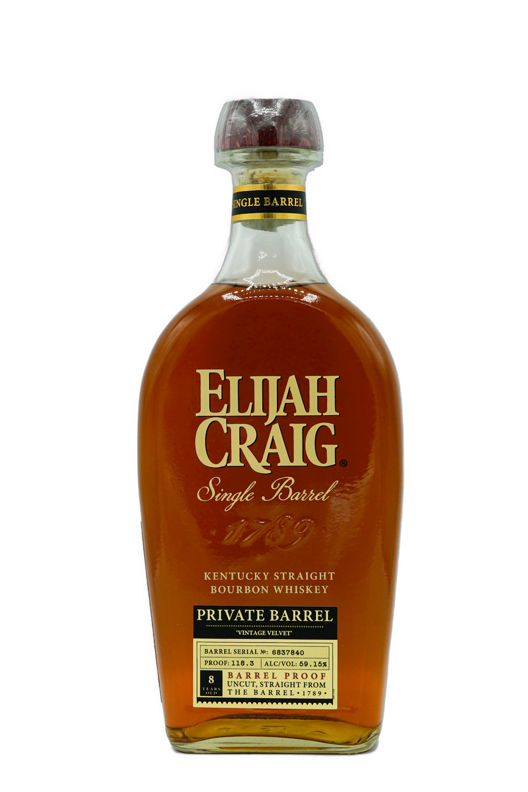 Elijah Craig Barrel Proof 'Vintage Velvet' Single Barrel