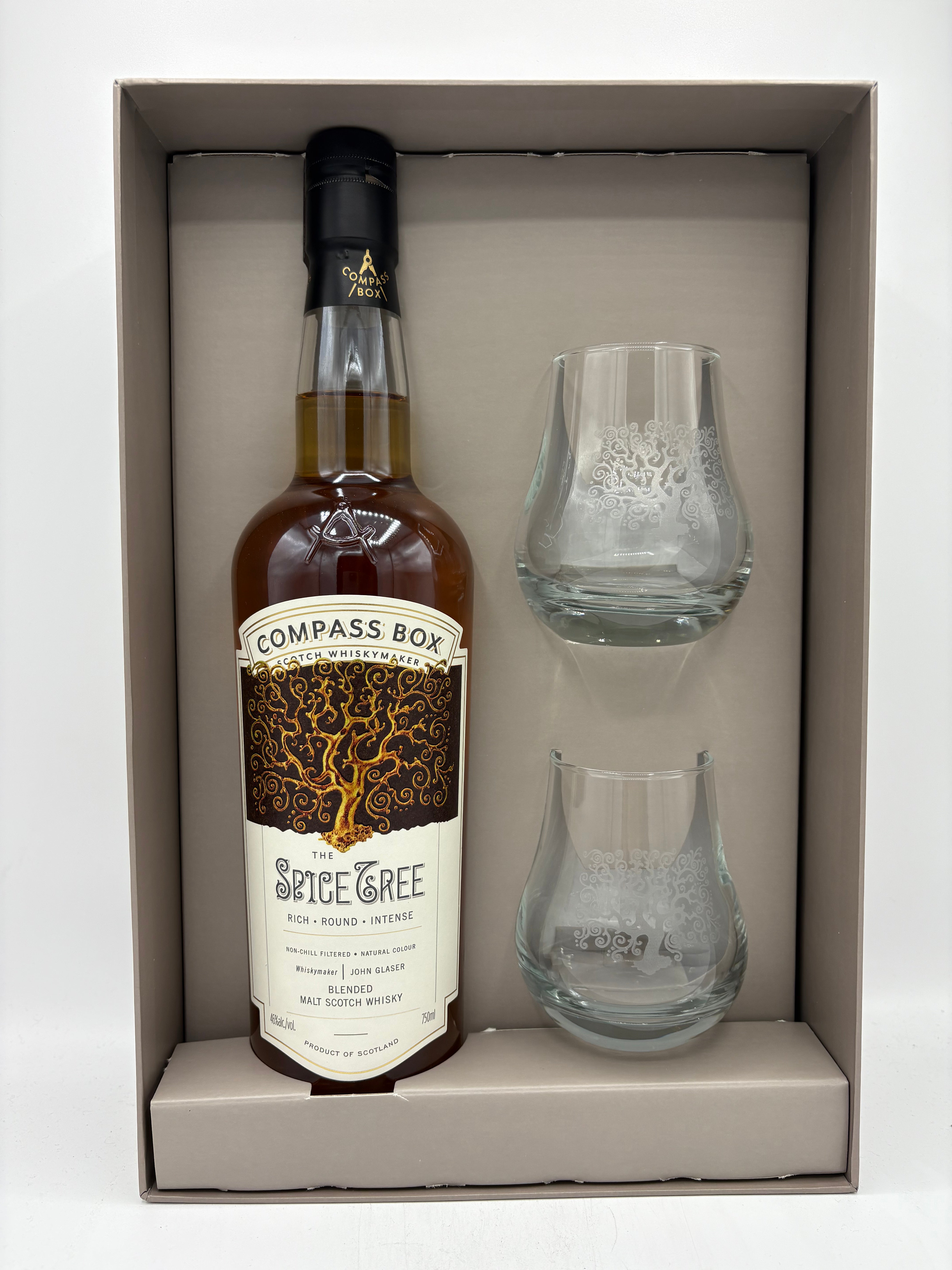 Compass Box Spice Tree Glass Pack Scotch 750mL – Deer Park Wine