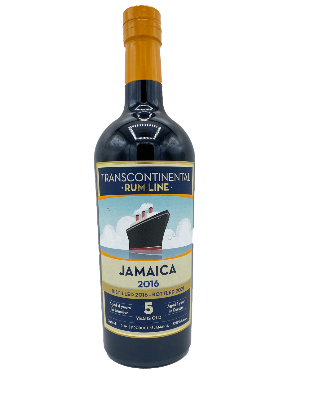 Transcontinental Rum Line 5yr Jamaican 2016 700ml – Deer