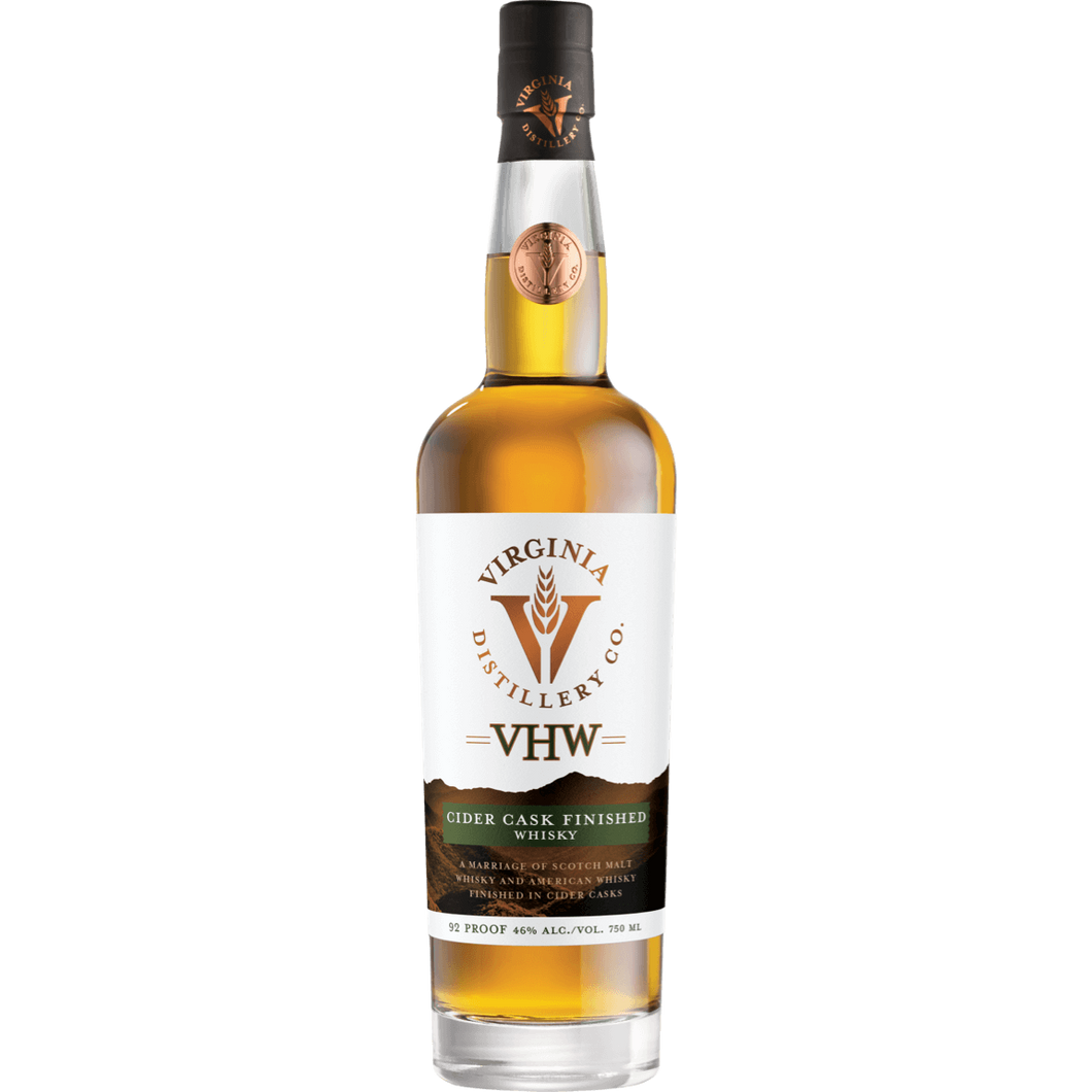 Virginia Distillery Co. VHF Cider Cask Finish Malt Whiskey 750ml