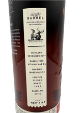 Load image into Gallery viewer, New Riff 6.5 yr Single Barrel 121.4 pf Malted Rye 750mL
