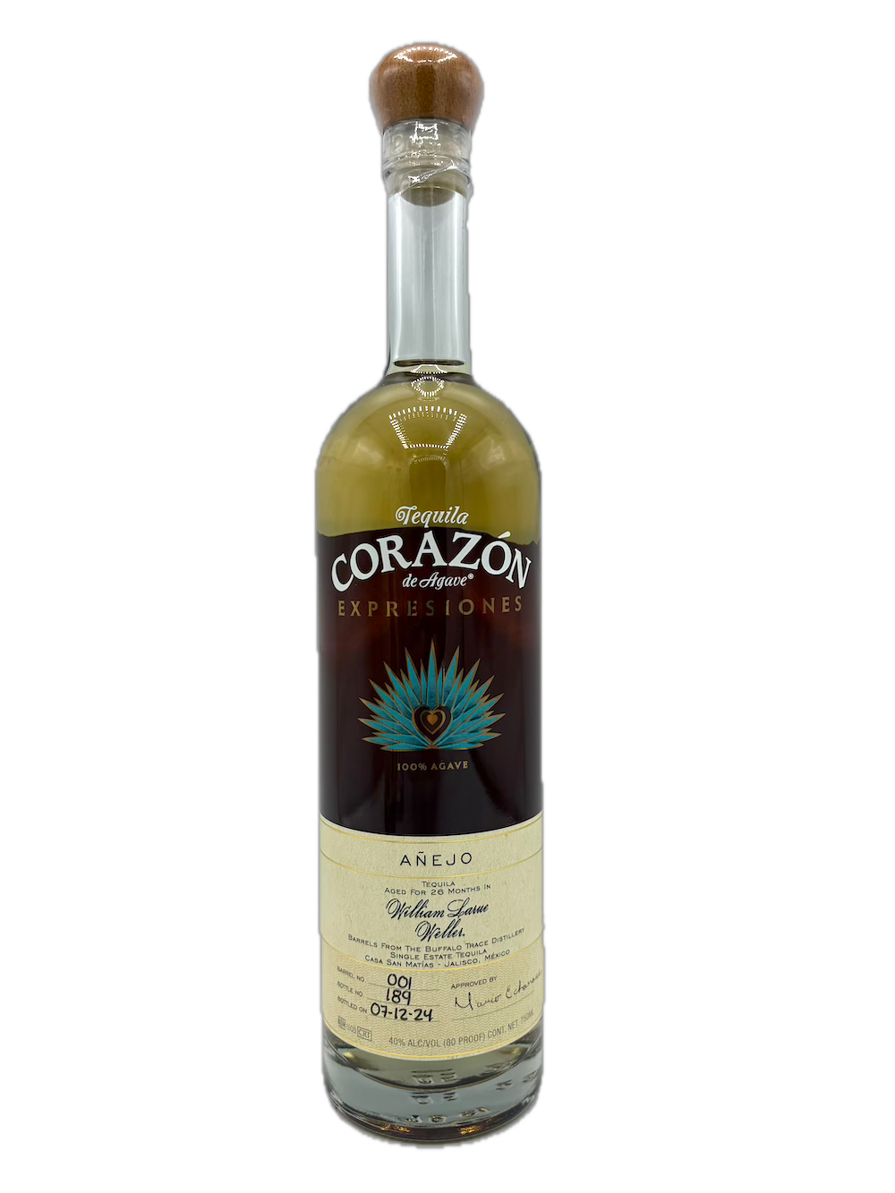Corazon Expresiones William Larue Weller Añejo 750mL
