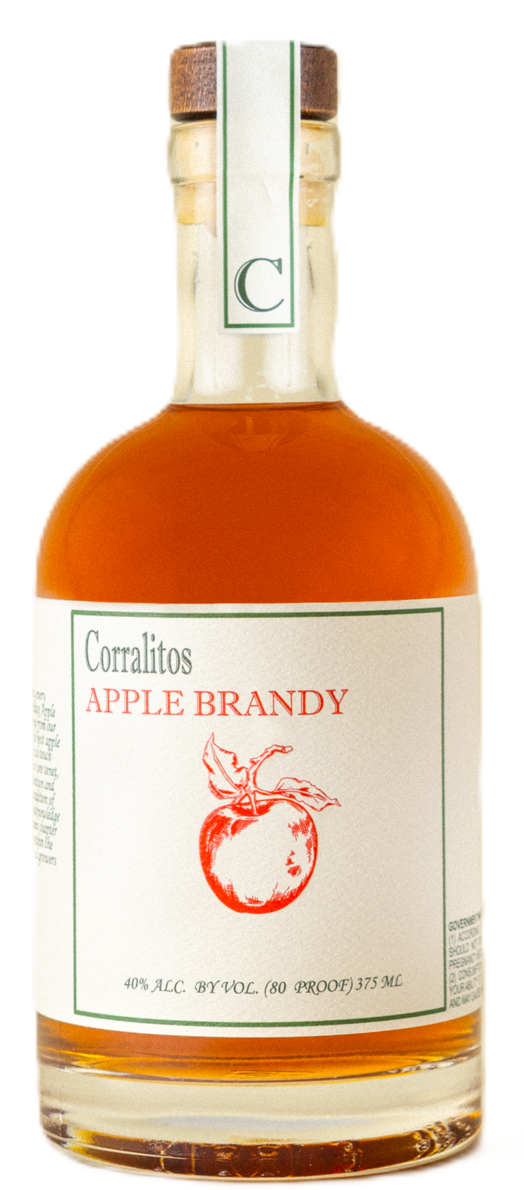 Corralitos Apple Brandy 375mL