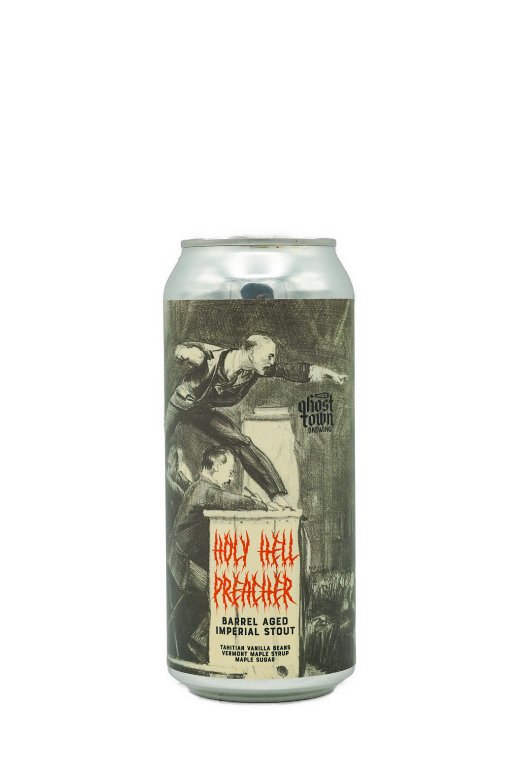 Ghost Town Holy Hell Preacher Barrel Aged Stout SINGLE