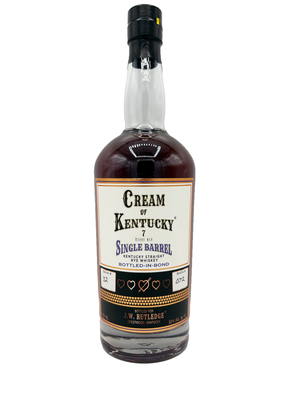 Cream of Kentucky 7yr Single Barrel Bottled In Bond Rye 750mL