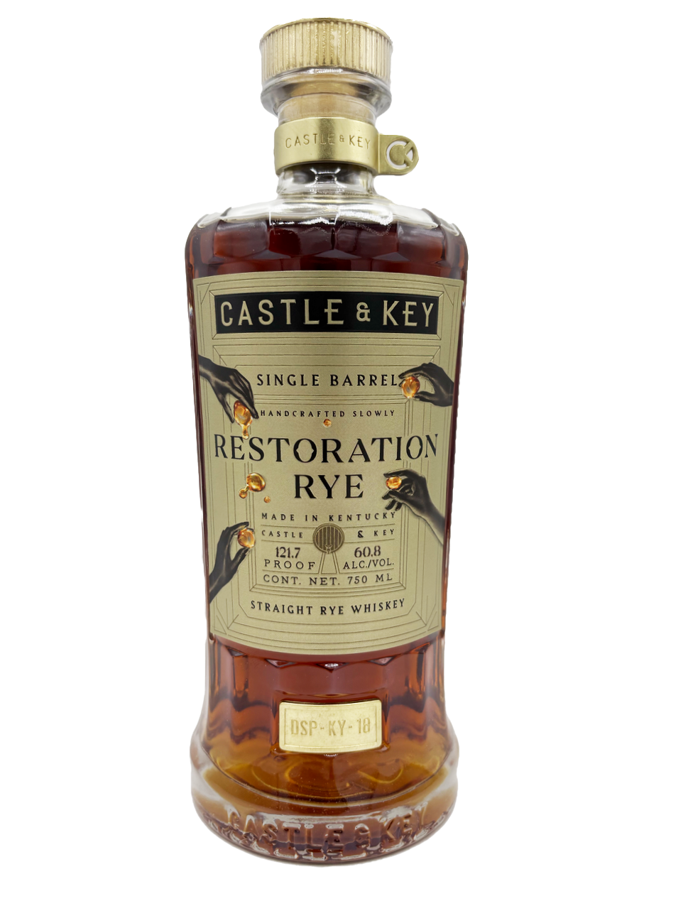 Castle & Key 'First Available' Restoration Rye Single Barrel #5712 750mL