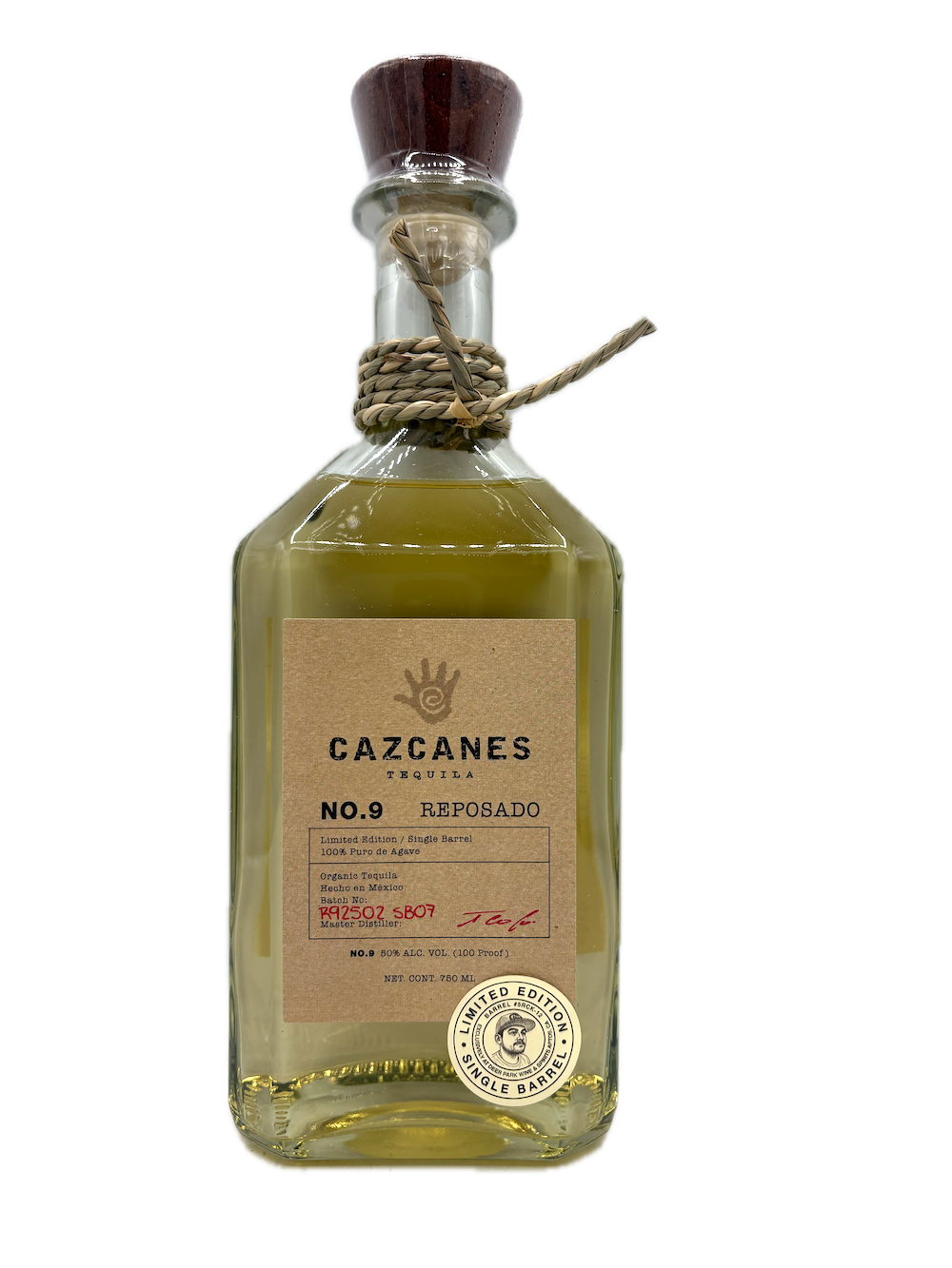 Cazcanes 'Marquez' Single Barrel - SB07 100pf Reposado 750mL