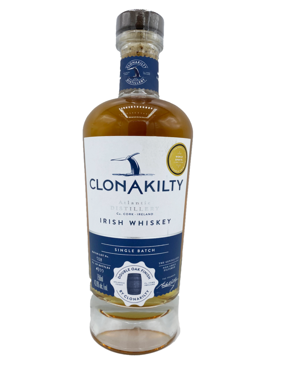 Clonakilty Double Oak Irish Whiskey 750ml