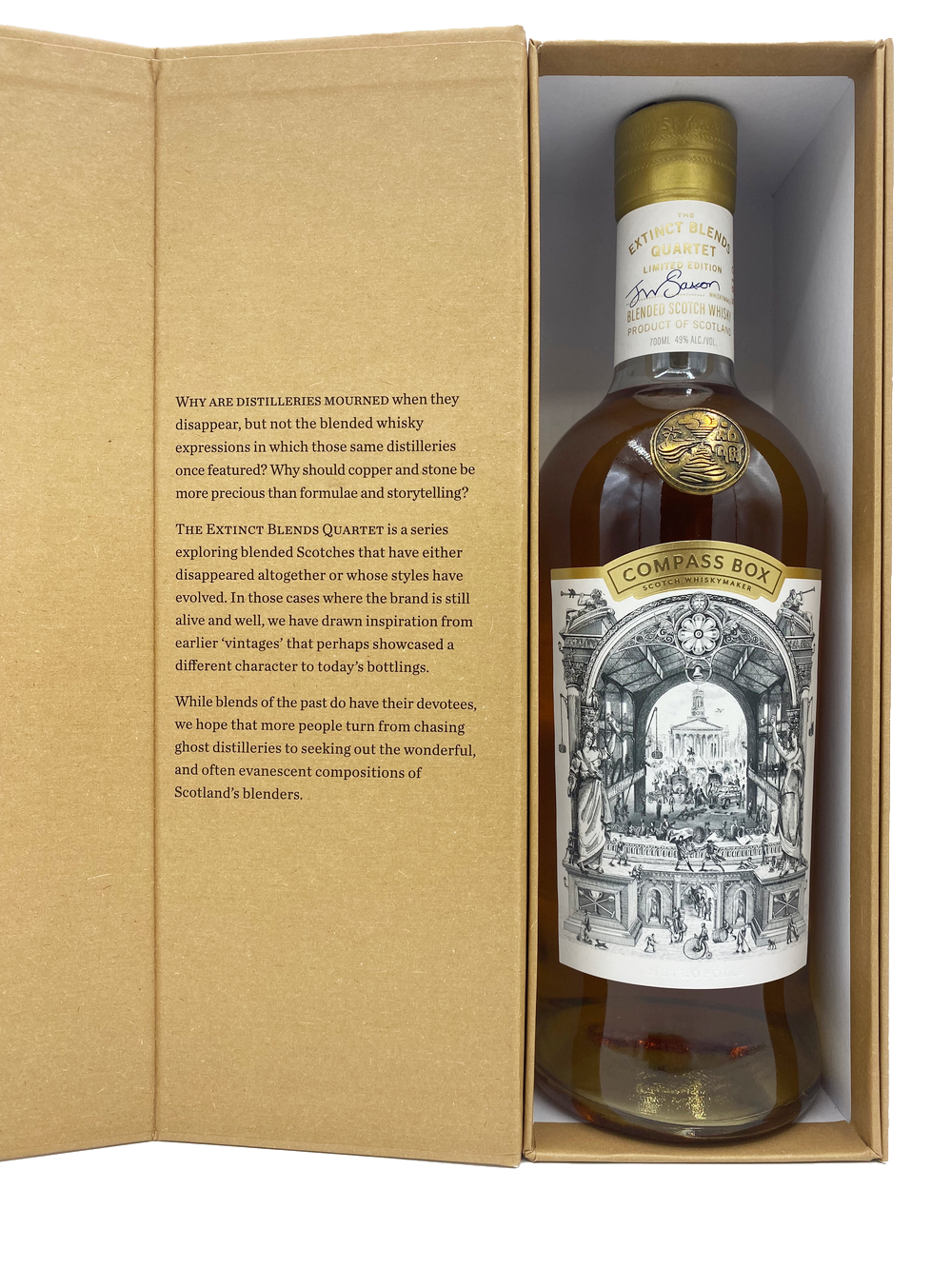 Compass Metropolis Compass Box Metropolis Scotch 700ml – Deer Park Wine & Spirits