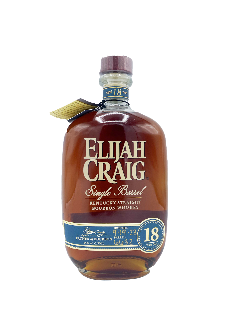 Elijah Craig Single Barrel 18yr Bourbon – Deer Park Wine & Spirits