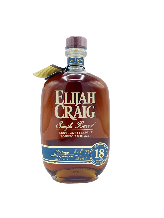 Elijah Craig Single Barrel 18yr Bourbon