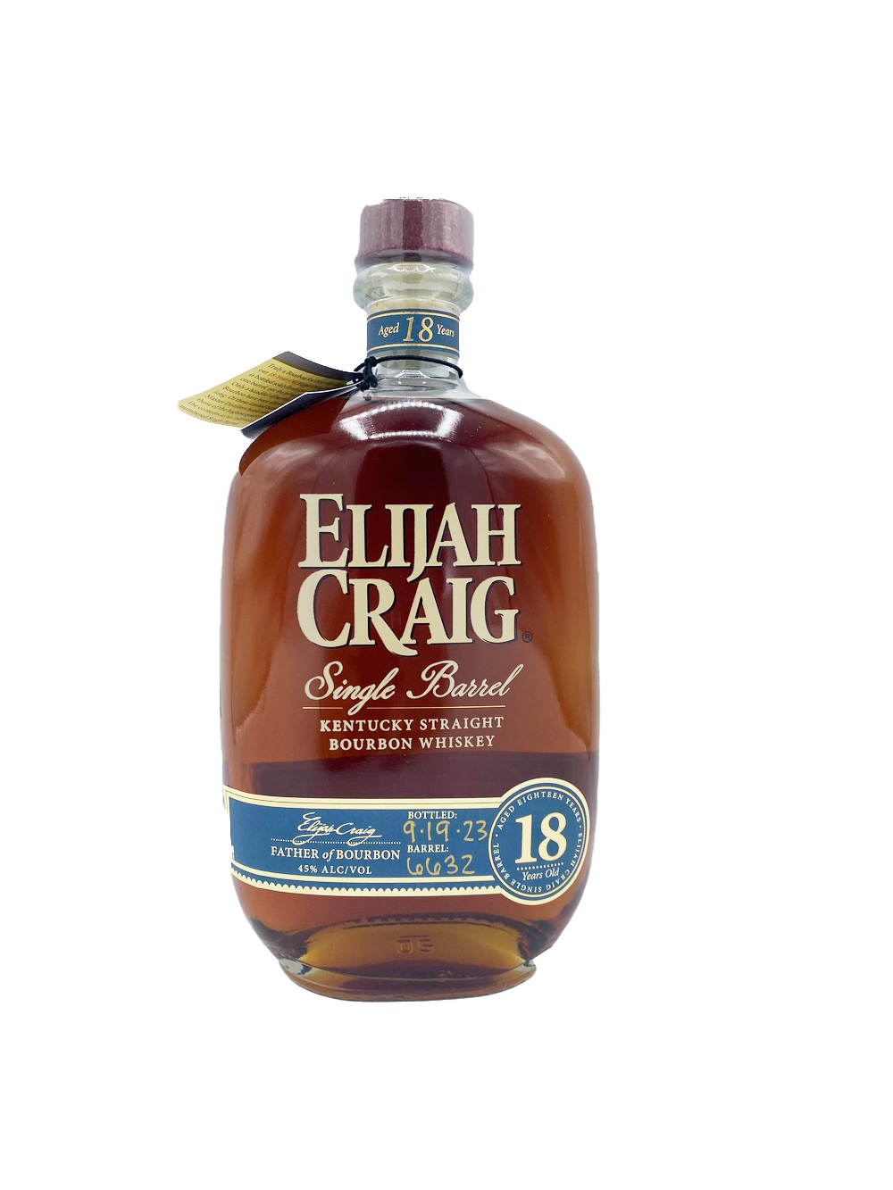 Elijah Craig Single Barrel 18yr Bourbon