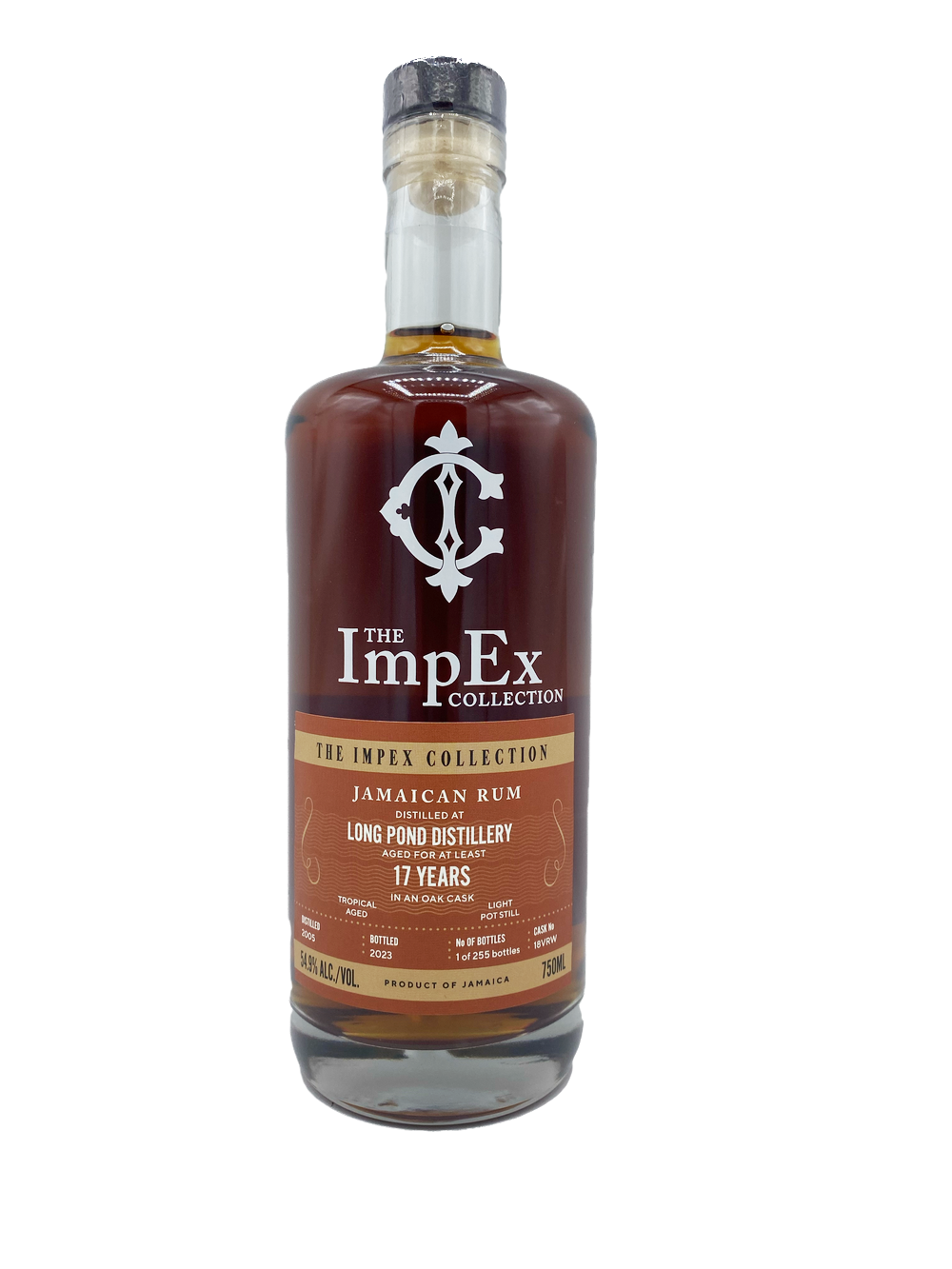 The Impex Collection Long Pond 17yr Single Cask Jamaican Rum 750ml