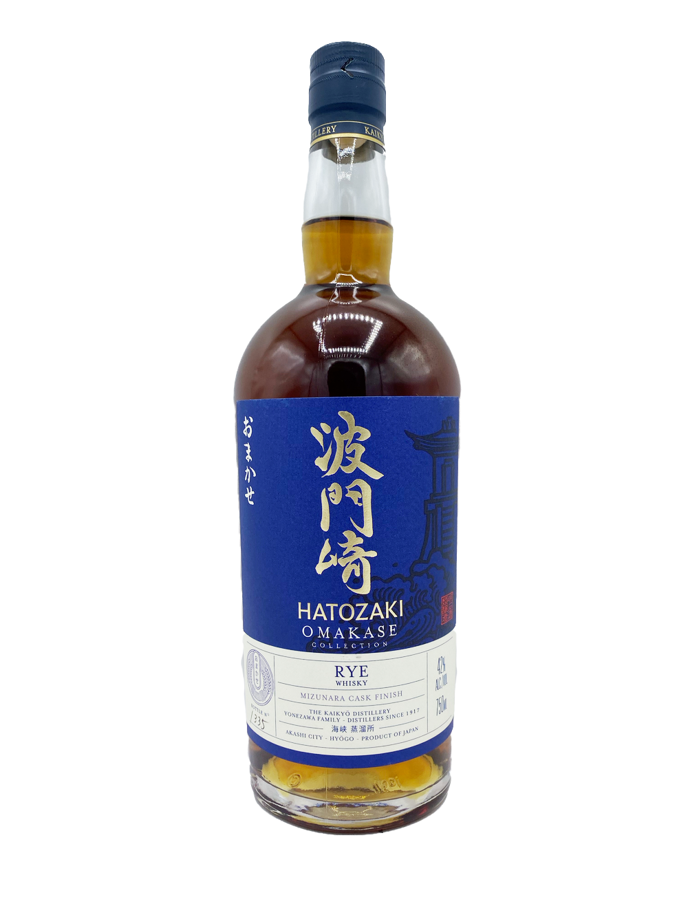 Hatozaki Rye Whisky 750ml