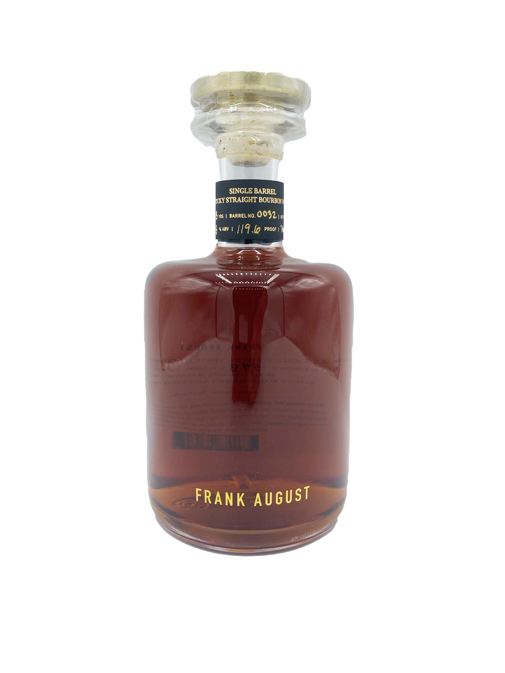 Frank August 6.8 yr Single Barrell Kentucky Bourbon 750ml