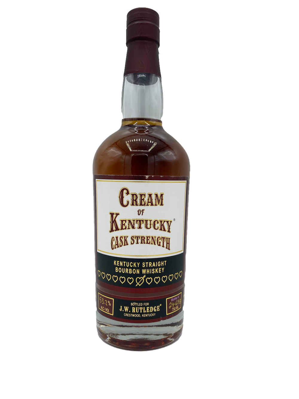 Cream Of Kentucky Cask Strength 53.2% Bourbon 750ml