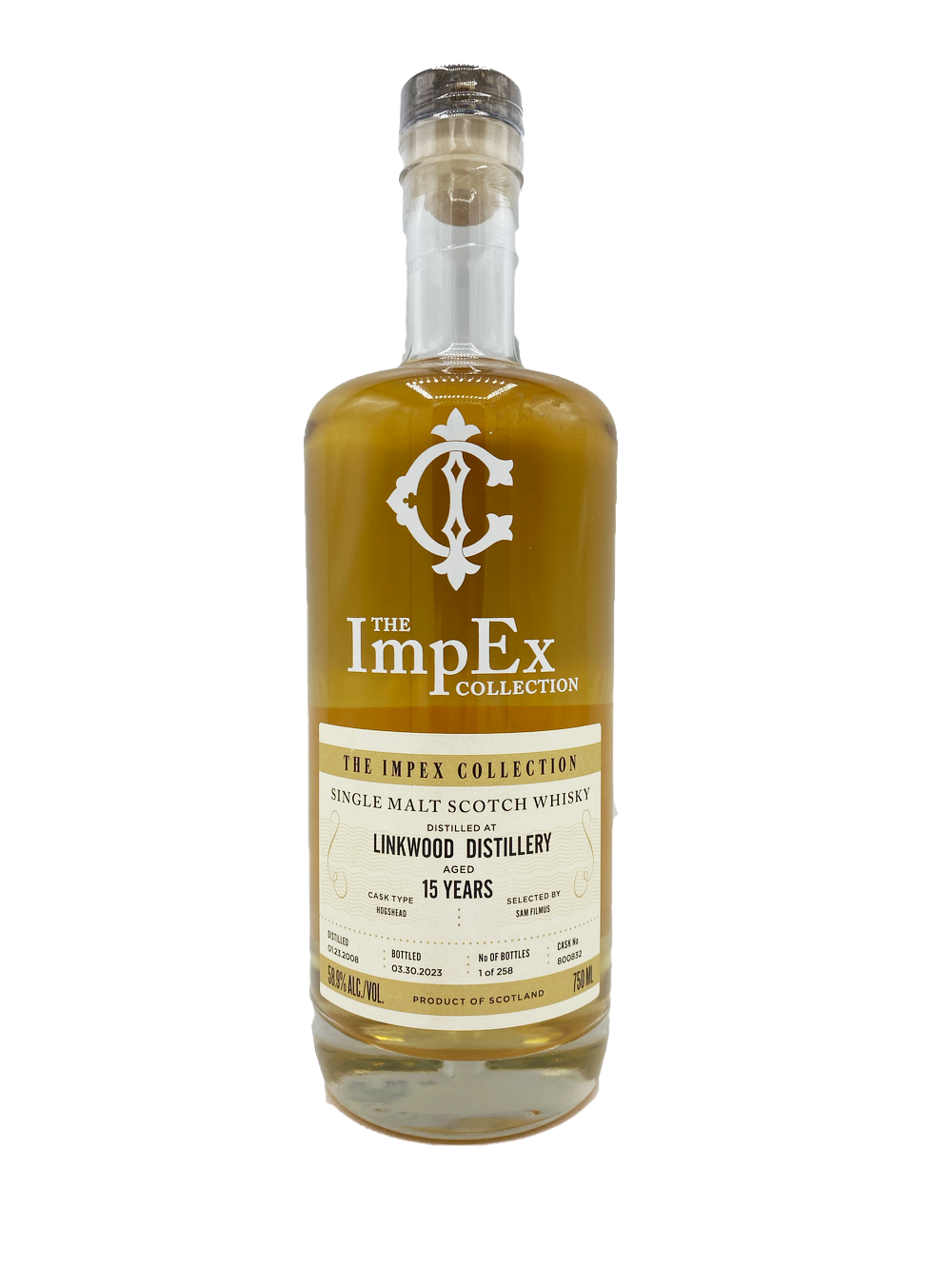 The ImpEx Collection Linkwood 2008 15yr Cask 800832 750ml