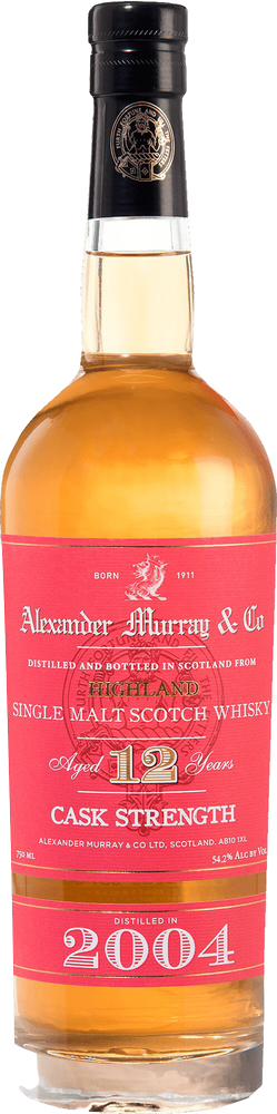 Alex Murray Highland 12 yr Cask Strength Single Malt Scotch
