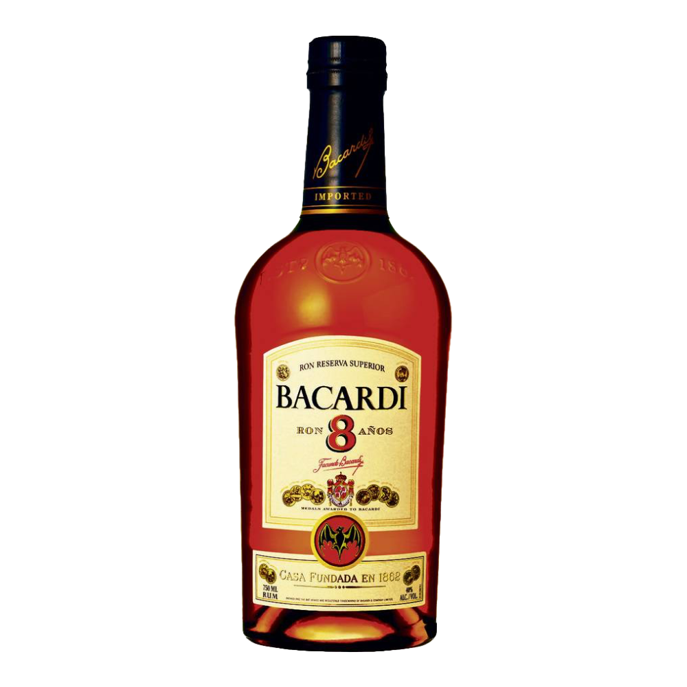 Bacardi 8 yr Rum 750ml