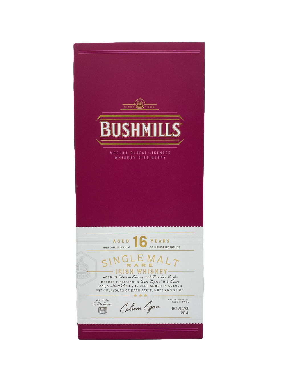 Bushmills 16 yr Single Malt Irish Whiskey 750mL