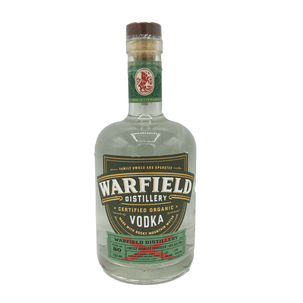 Warfield Organic Vodka 750mL