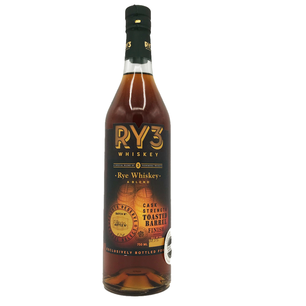 Three Rangers Rye RY3 Toasted Barrel Rye Cask Strength Private Barrel 750mL – Deer Park ...